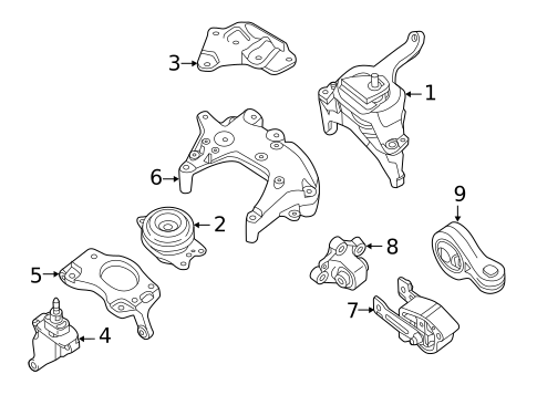 Engine & Trans Mounting for 2015 Nissan Altima #0