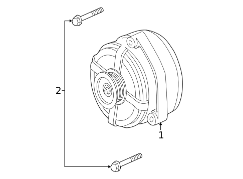 Alternator for 2000 Saturn LS2 #0
