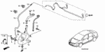 76809SNEA01 - Electrical/Exhaust/Heater/Fuel: GROMMET, WASHER for Honda Image
