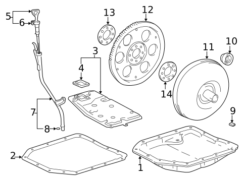 Transaxle Parts for 2000 Toyota Camry #0