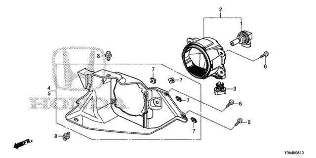 Foglight (-'14) for 2013 Honda CR-V #0