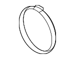 N10728601 - Suspension: Outer Boot Clamp for Porsche Image
