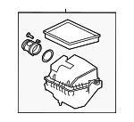 T2H34300 - Engine: Air Cleaner Assembly for Jaguar Image