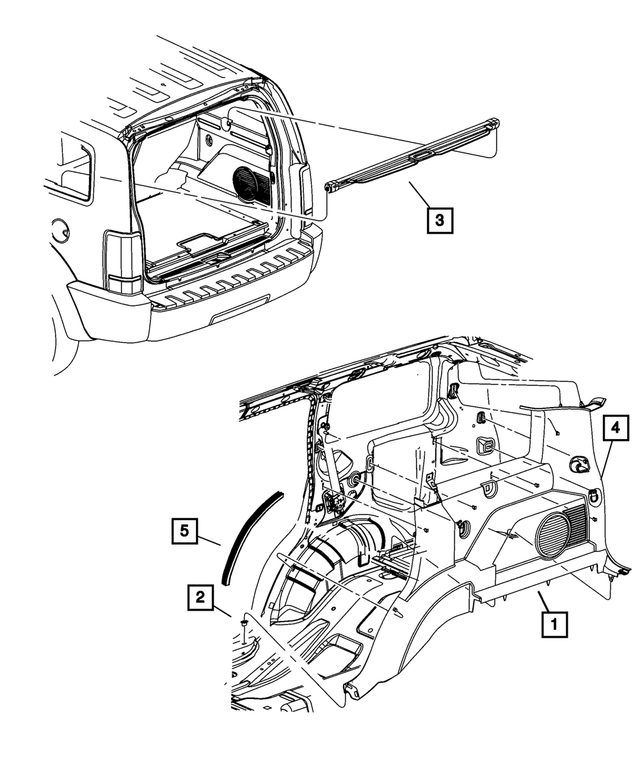 1BT79BDAAC - : Cargo Compartment Cover for Mopar Image