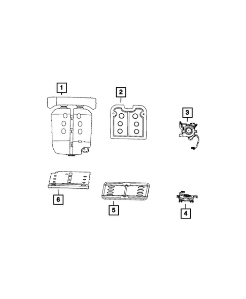 Rear Seats - Second Row Adjusters, Recliners, Shields and Risers for 2025 Jeep Grand Cherokee #2