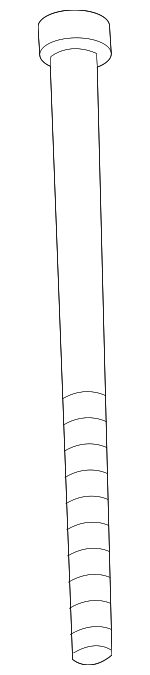 L20653317B - Body: Inner Rail Front Bolt for Mazda: CX-7, CX-9 Image