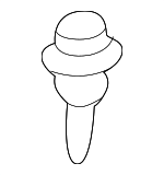 9010906293 - Electrical: Headlamp Assembly Bolt for Lexus: GS350, GS450h, GS460, IS F, LS430, LS460, LS600h, NX250, NX350, NX350h, NX450h+, RX330, RX350, RX400h, SC430 Image