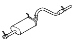 91175656 - Exhaust: Muffler &amp; Pipe for GM Image