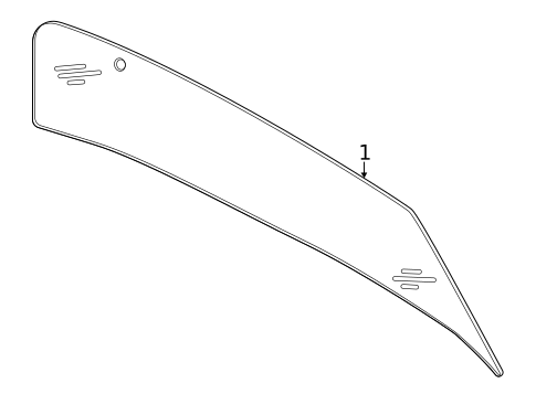 Glass - Lift Gate for 2025 Volkswagen ID. Buzz #0