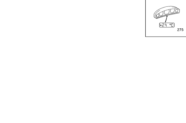 2015406109 - Special Equipment: Parts Kit, Temp. Indic for Mercedes-Benz Image image