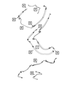 5154465AA - Steering: Power Steering Hose Clip for Mopar Image