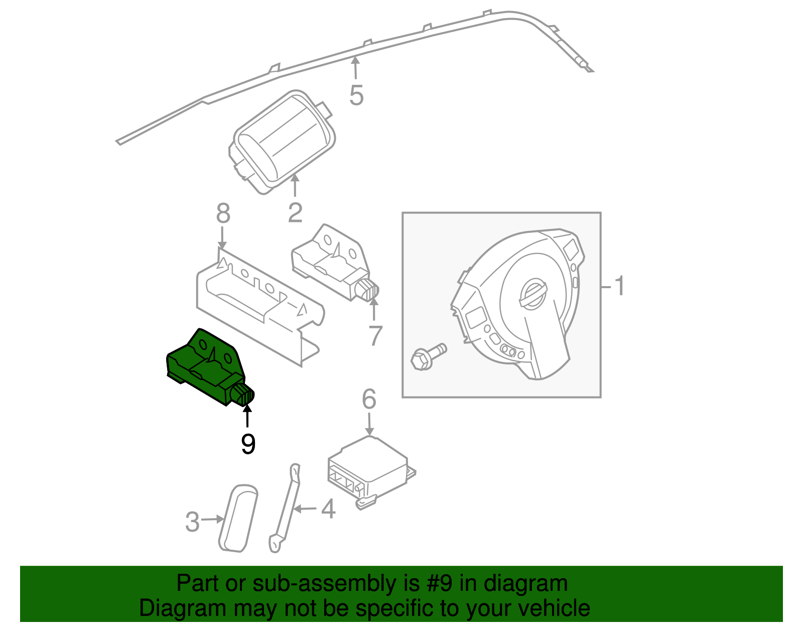 Side Impact Sens - Nissan (K8830-CN00A)