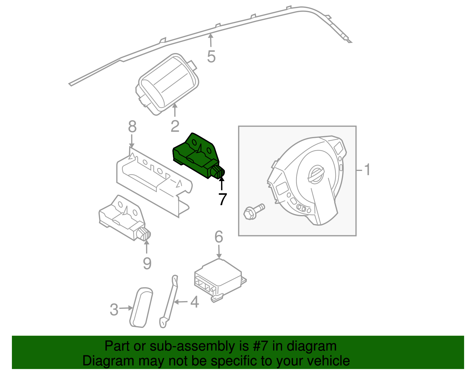 Ft Impact Sensor - Nissan (K8581-CD00A)