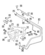 5097085AA - Wiper/Lock Cylinder and Keys: Grommet Grommet for Chrysler: Crossfire Image