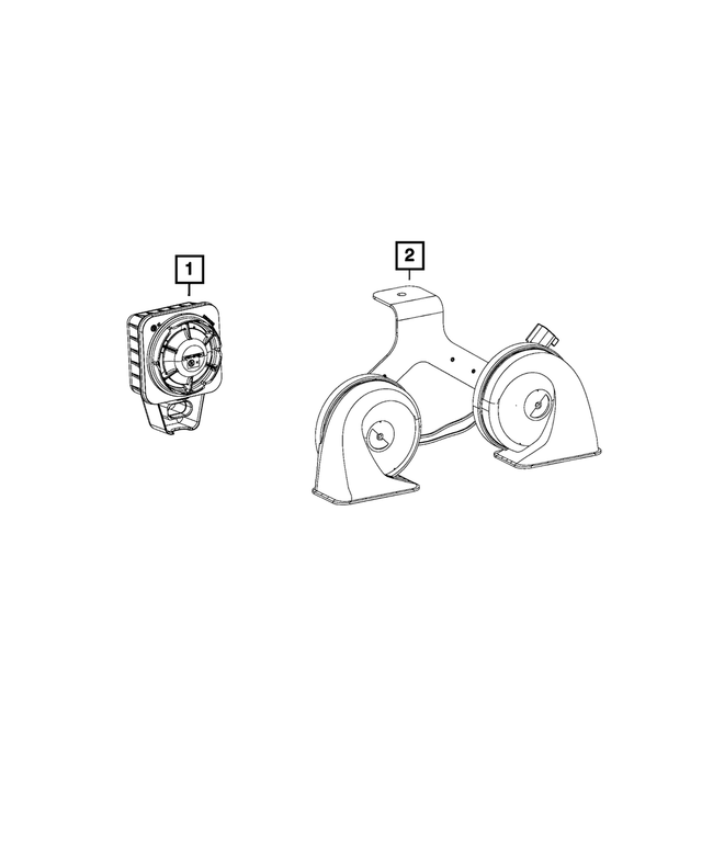 68105834AB - Electrical: Alarm Siren for Mopar Image image