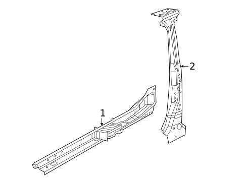 Center Pillar & Rocker for 2015 Jeep Renegade #0