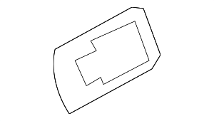 4H0837278A - Body: Exterior Door Handle Gasket for Audi Image