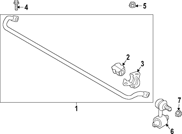 55513GI000 - : Stabilizer Bar Bushing for Hyundai Image