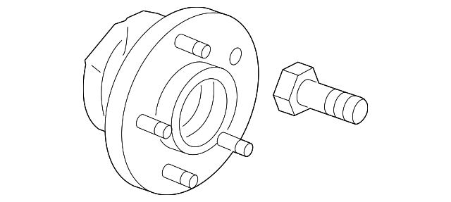 ACDelco GM Original Equipment FW449 Front Wheel Hub & Bearing Assembly With Studs