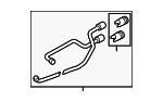 4E121070AL - Belts &amp; Cooling: Engine Coolant Pipe for Volkswagen Image