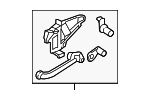 5Q0898141D - HVAC: Adjust Bracket for Volkswagen Image