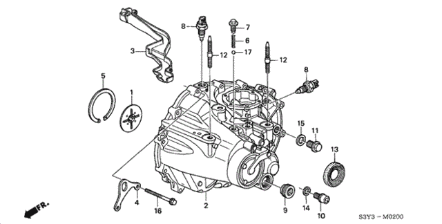 Transmission Housing for 2003 Honda Insight #0
