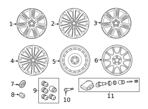 Wheels for 2018 Land Rover Range Rover Velar #1