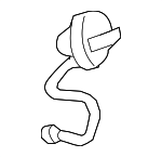 17670T3WA01 - Fuel System: Fuel Cap for Honda: Accord, Accord Crosstour, Civic, CR-V, Crosstour, Fit, HR-V, Insight, Odyssey, Pilot Image