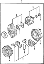 N3R118300R00 - : Alternator for Mazda: RX-8 Image
