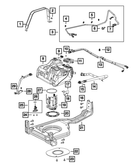 Diesel Exhaust Fluid System for 2015 Ram 3500 #0