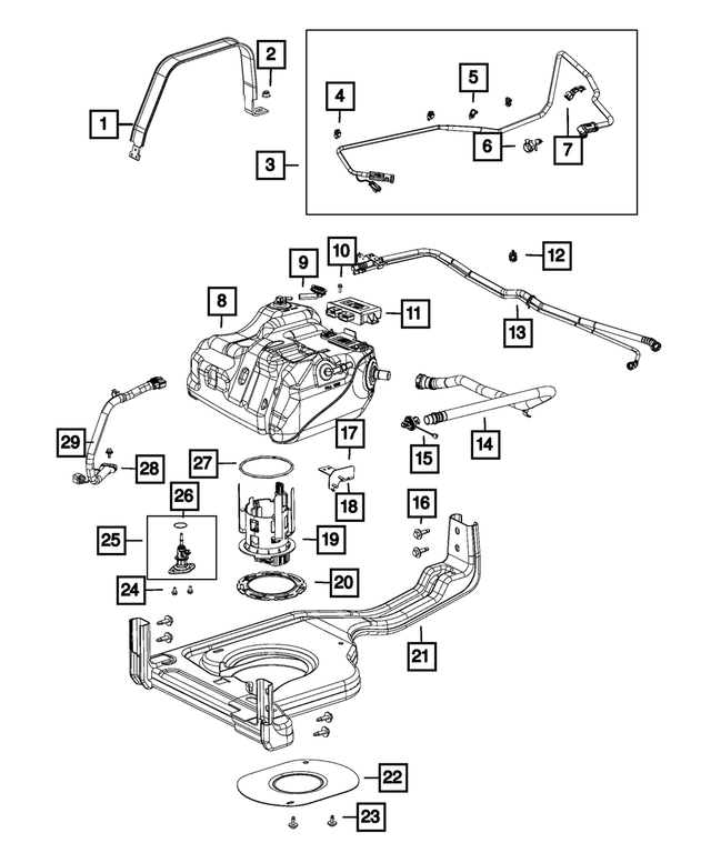 52029802AA - Electrical: Diesel Exhaust Fluid Module for Mopar Image image