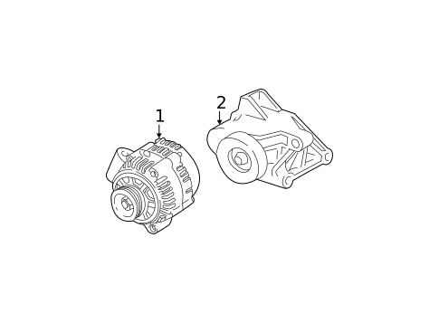 Alternator for 1999 Pontiac Sunfire #0