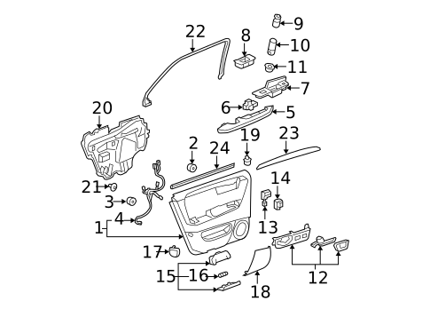 Switches, Solenoids & Actuators for 2006 Cadillac DTS #0