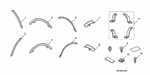8P09S0400004 - Accessory Components: NUT, SPRING (5MM) for Acura Image