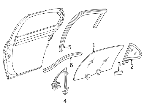 Rear Door for 1997 Buick Regal #0