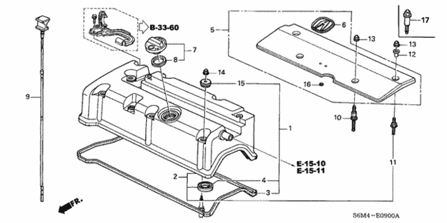 Cylinder Head Cover for 2002 Acura RSX #0