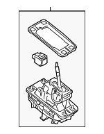 8K1713105AB - : Gear Shift Assembly for Audi: A5, A5 Quattro, Q5, S5 Image