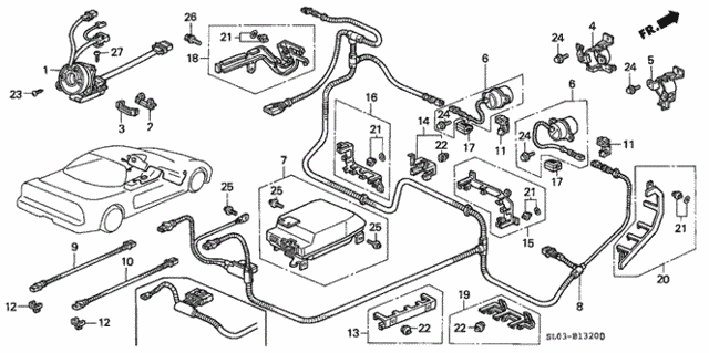 SRS Unit for 1993 Acura NSX #0