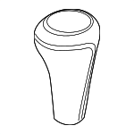 25117896884 - : Shift Knob for BMW: 325Ci, 330Ci, 528i, 528i xDrive, 528xi, 535i, 535i xDrive, 535xi, 550i, 650i, M3, M5, M6, X3 Image