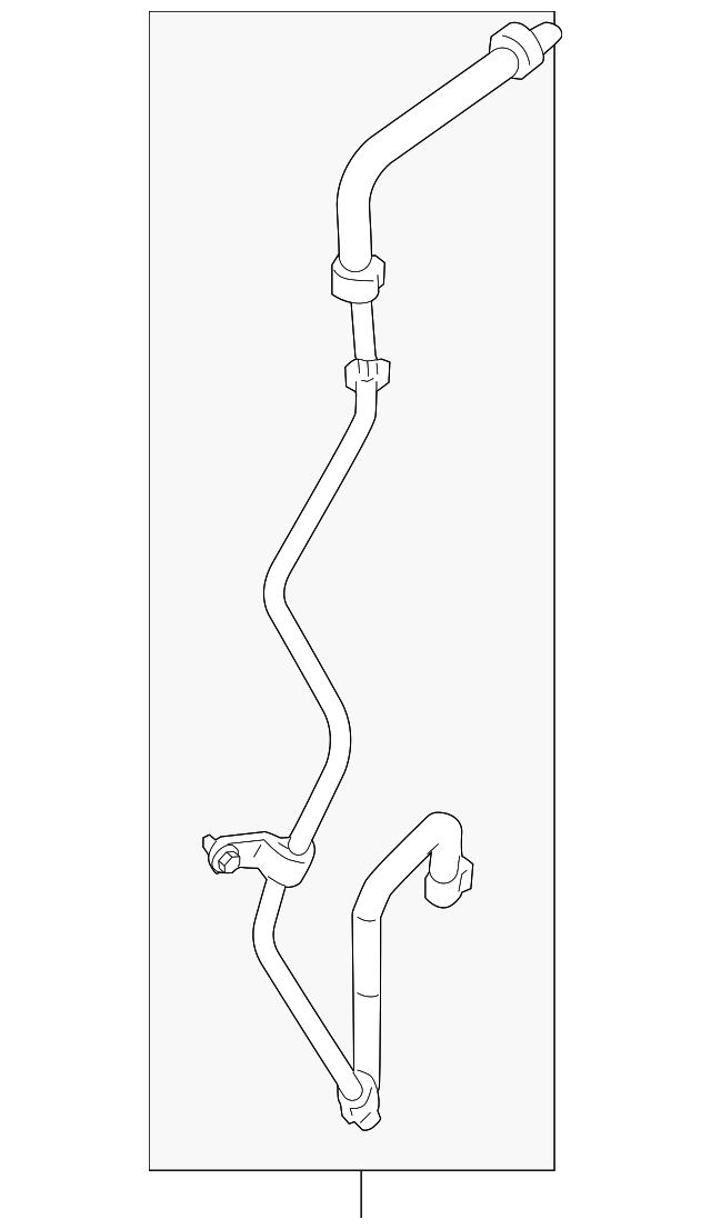 49721-JA010 - Power Steering Return Hose 2007-2014 Nissan
