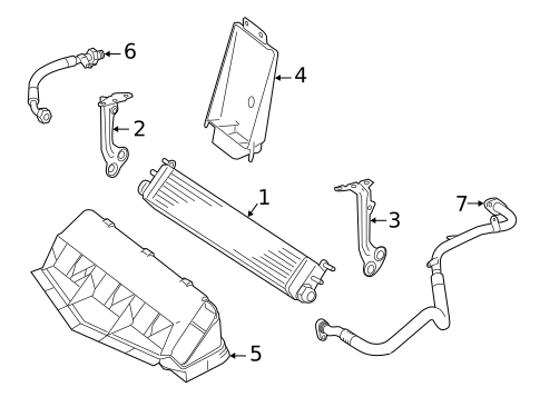 Oil Cooler for 2012 Mercedes-Benz SL63 AMG #0