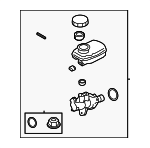 26449XC00A - Body: Master Cylinder Assembly for Subaru Image
