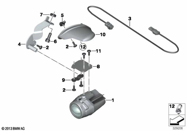 63178532147 - : Led Auxiliary Headlight for BMW-Motorrad Image