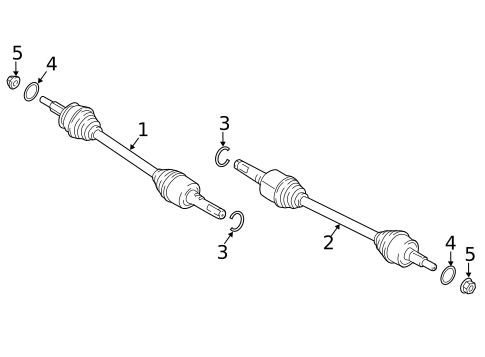 Axle Shaft for 2023 Lincoln Navigator #0