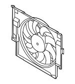 17112284887 - Cooling System: Fan Assembly for BMW Image