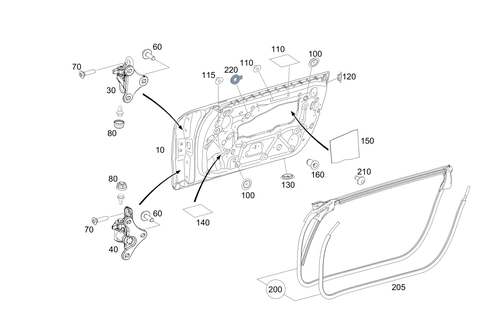 Front Doors for 2021 Mercedes-Benz AMG GT Black Series #0