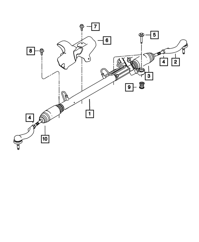 5154524AB - Steering: Rack And Pinion Gear for Mopar Image image