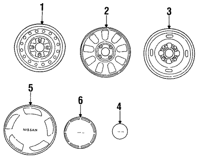 4031540R00 - : Center Cap for Nissan Image