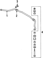 F7CZ5482AA - Suspension: Stabilizer Bar for Ford: Escort | Mercury: Tracer Image