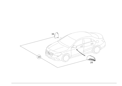 Mirror for 2021 Mercedes-Benz CLA250 #0
